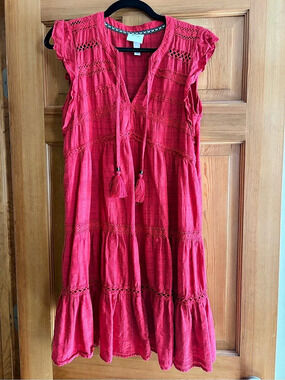 Red15 Midi Dress Size Medium Like New